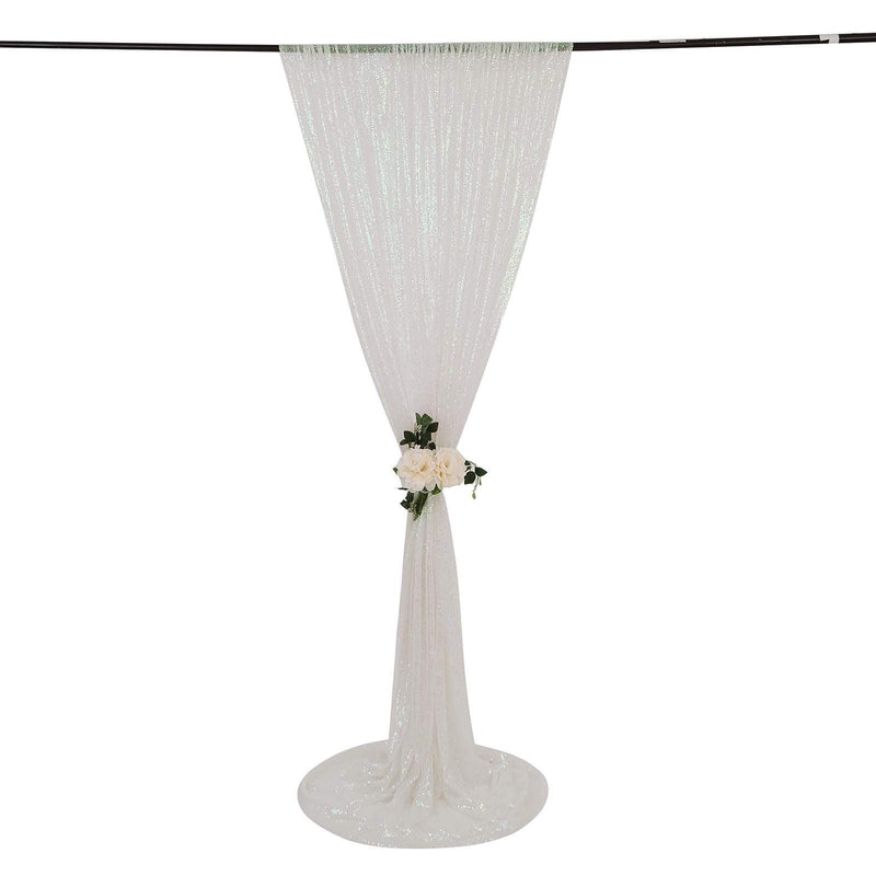 8 ft x 8 ft Sequined Backdrop Curtain