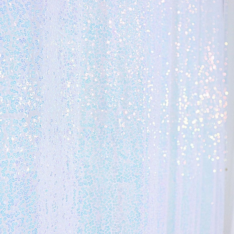 8 ft x 8 ft Sequined Backdrop Curtain