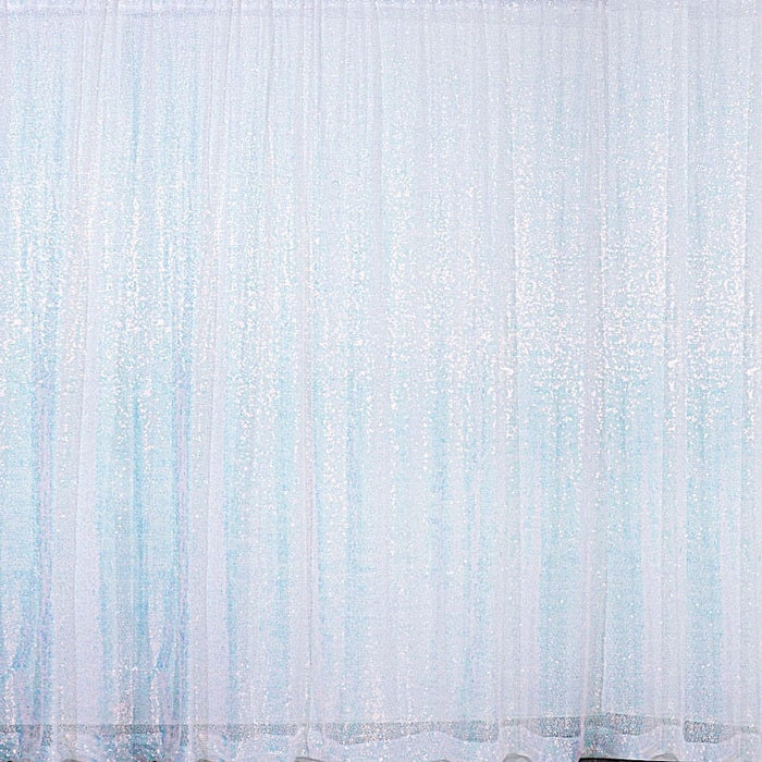 8 ft x 8 ft Sequined Backdrop Curtain BKDP_02_8X8_ABWB