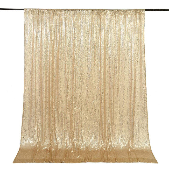 8 ft x 8 ft Sequined Backdrop Curtain BKDP_02_8X8_CHMP
