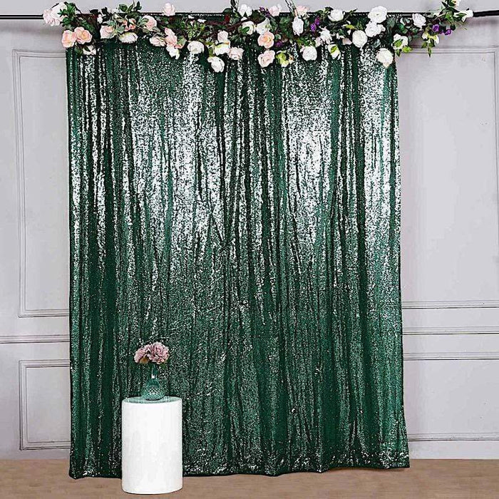 8 ft x 8 ft Sequined Backdrop Curtain BKDP_02_8X8_HUNT