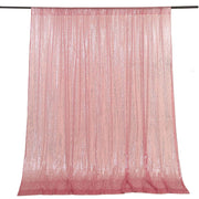 8 ft x 8 ft Sequined Backdrop Curtain BKDP_02_8X8_PINK