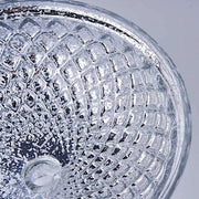 8" Mercury Glass Compote Vase Bowl Centerpiece