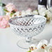 8" Mercury Glass Compote Vase Bowl Centerpiece - Silver VASE_PB001_8_SILV