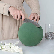 8" Round Wet Foam Ball DIY Floral Decorations - Green FOAM_ARTI_BALL01_8