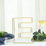 8" tall 3D Metal Wire Gold Letters Signs