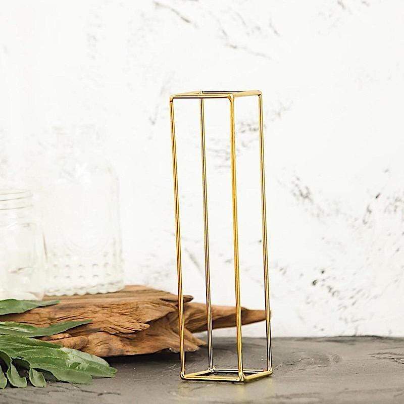 8" tall 3D Metal Wire Gold Letters Signs