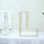 8" tall 3D Metal Wire Gold Letters Signs