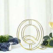 8" tall 3D Metal Wire Gold Letters Signs