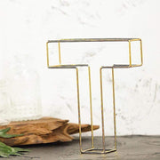 8" tall 3D Metal Wire Gold Letters Signs