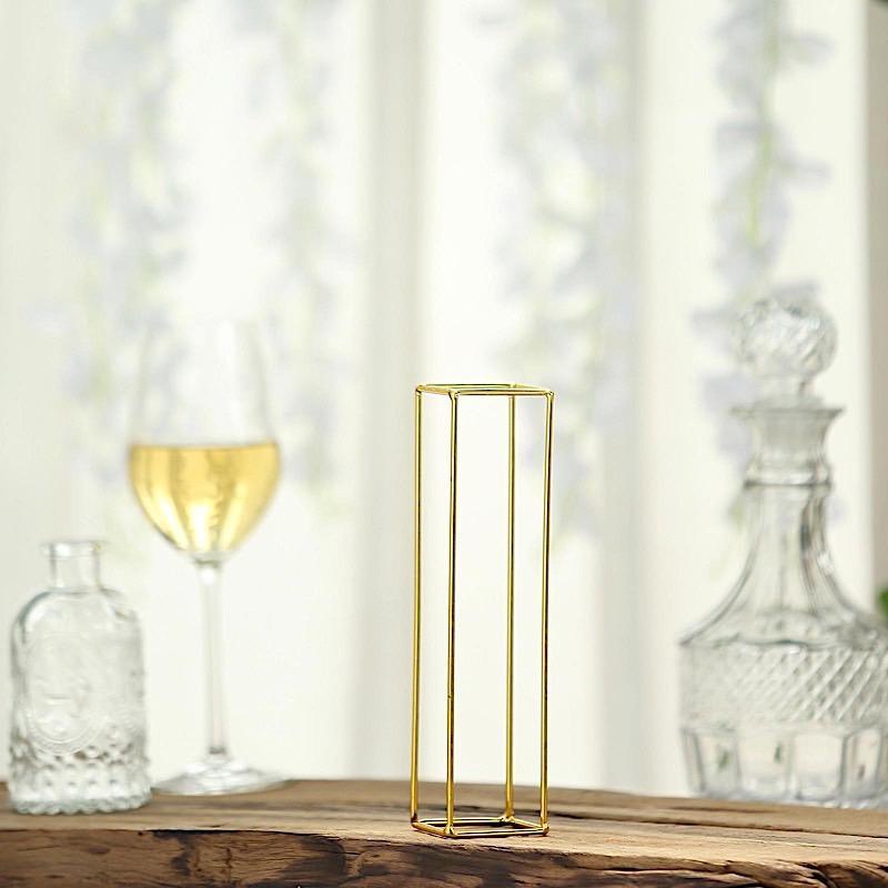 8" tall 3D Metal Wire Gold Letters Signs