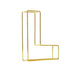 8" tall 3D Metal Wire Gold Letters Signs WOD_METLTR02_8_L