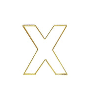 8" tall 3D Metal Wire Gold Letters Signs WOD_METLTR02_8_X