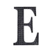 8" tall Letter Self-Adhesive Rhinestones Gem Sticker - Black DIA_NUM_GLIT8_BLK_E