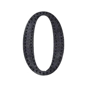 8" tall Letter Self-Adhesive Rhinestones Gem Sticker - Black DIA_NUM_GLIT8_BLK_O