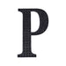 8" tall Letter Self-Adhesive Rhinestones Gem Sticker - Black DIA_NUM_GLIT8_BLK_P