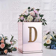 8" tall Letter Self-Adhesive Rhinestones Gem Sticker - Gold