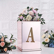 8" tall Letter Self-Adhesive Rhinestones Gem Sticker - Gold