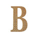 8" tall Letter Self-Adhesive Rhinestones Gem Sticker - Gold DIA_NUM_GLIT8_GOLD_B