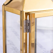 8" tall Metal Lantern Candle Holder