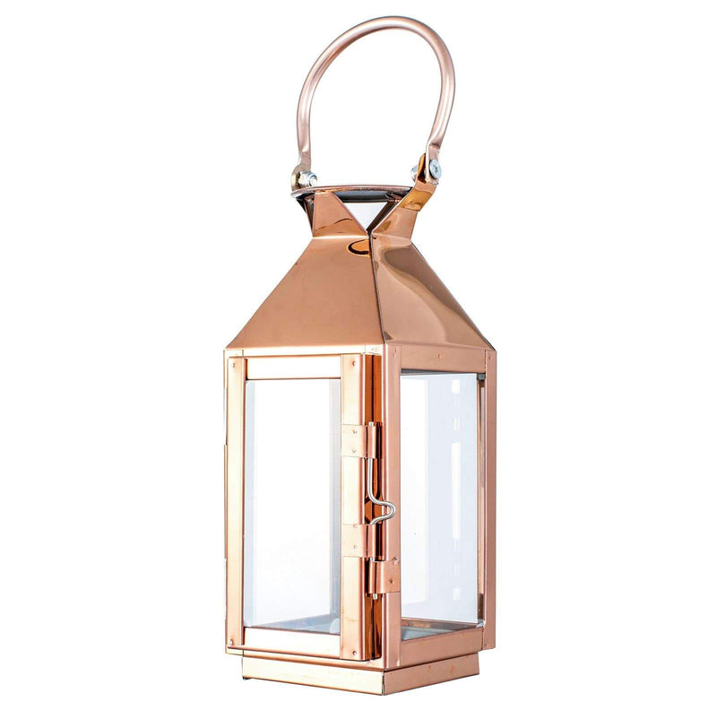 8" tall Metal Lantern Candle Holder CAND_LANT005_S_054