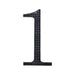 8" tall Number Self-Adhesive Rhinestones Gem Stickers - Black DIA_NUM_GLIT8_BLK_1