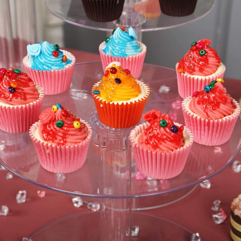 8 Tiers Clear Wedding Acrylic Cupcake CAKE Stand Set CAKE_STND_8T