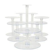 8 Tiers Clear Wedding Acrylic Cupcake CAKE Stand Set CAKE_STND_8T