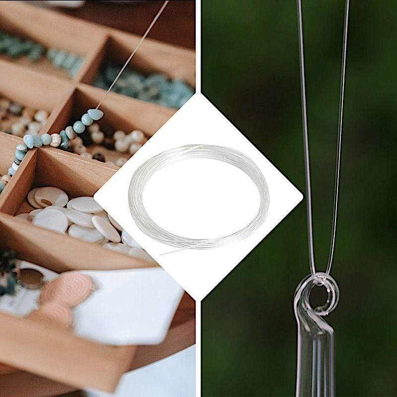 9 ft long Plastic Hanging Craft Wire - Clear CRAF_WIRE01_CLR