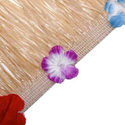 9 ft x 29" Tropical Raffia Plastic Hawaiian Table Skirt - Natural SKT_TROP01_NAT_9