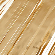 9 ft x 30" Disposable Metallic Foil Fringe Table Skirt