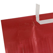 9 ft x 30" Disposable Metallic Foil Fringe Table Skirt