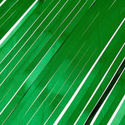 9 ft x 30" Disposable Metallic Foil Fringe Table Skirt