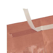 9 ft x 30" Disposable Metallic Foil Fringe Table Skirt