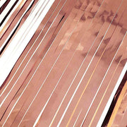 9 ft x 30" Disposable Metallic Foil Fringe Table Skirt