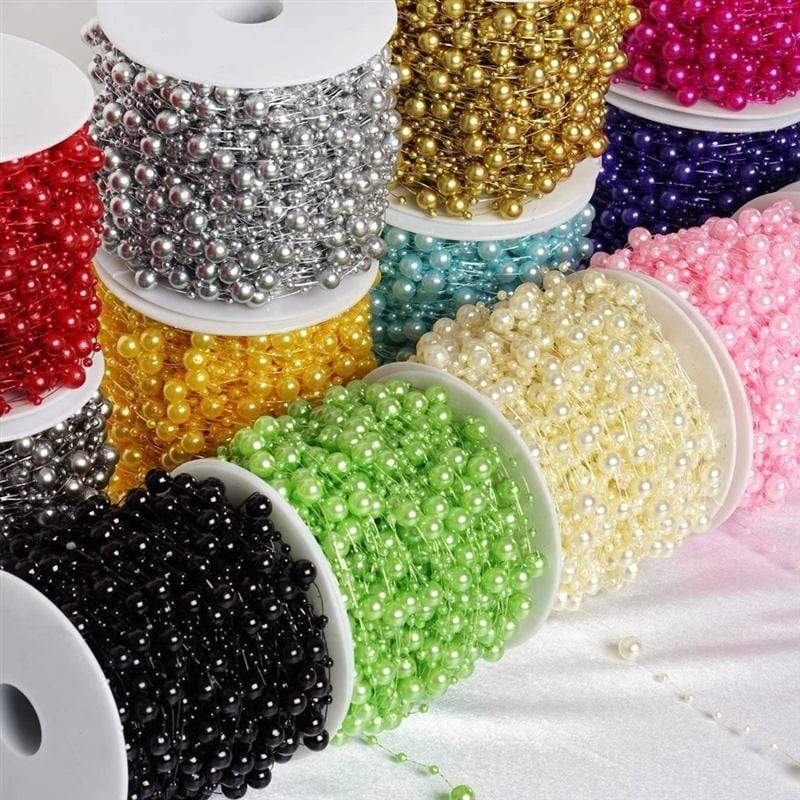 9 mm Faux Pearl Beads 62 yards