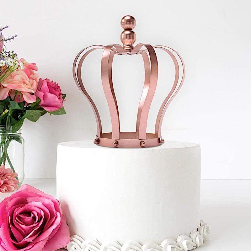 9" tall Royal Crown Cake Topper Party Centerpiece Decorations