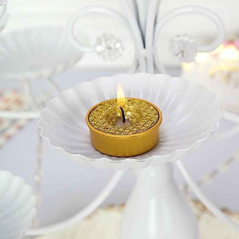 9 Tealight Unscented Candles Wedding Centerpieces