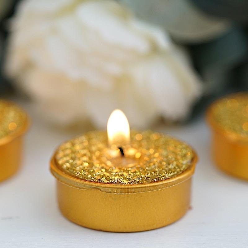 9 Tealight Unscented Candles Wedding Centerpieces