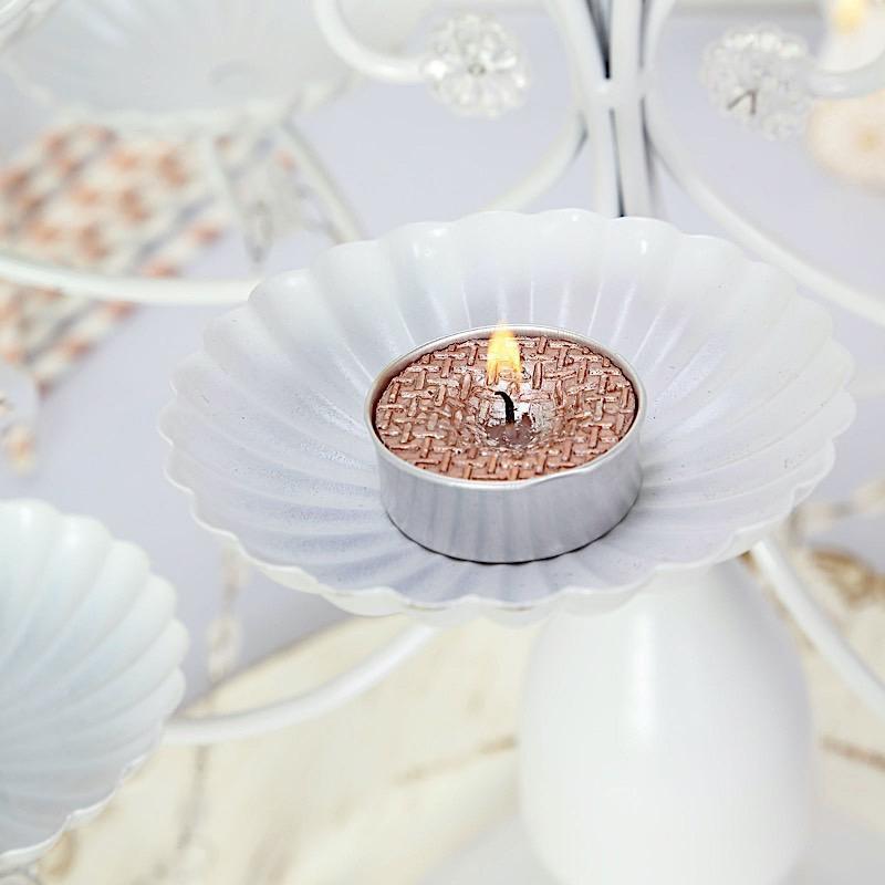 9 Tealight Unscented Candles Wedding Centerpieces