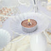 9 Tealight Unscented Candles Wedding Centerpieces