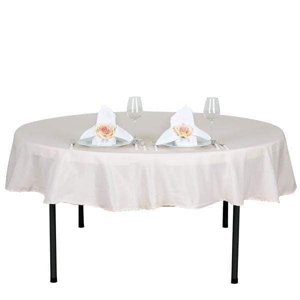 90" Polyester Round Tablecloth Wedding Party Table Linens