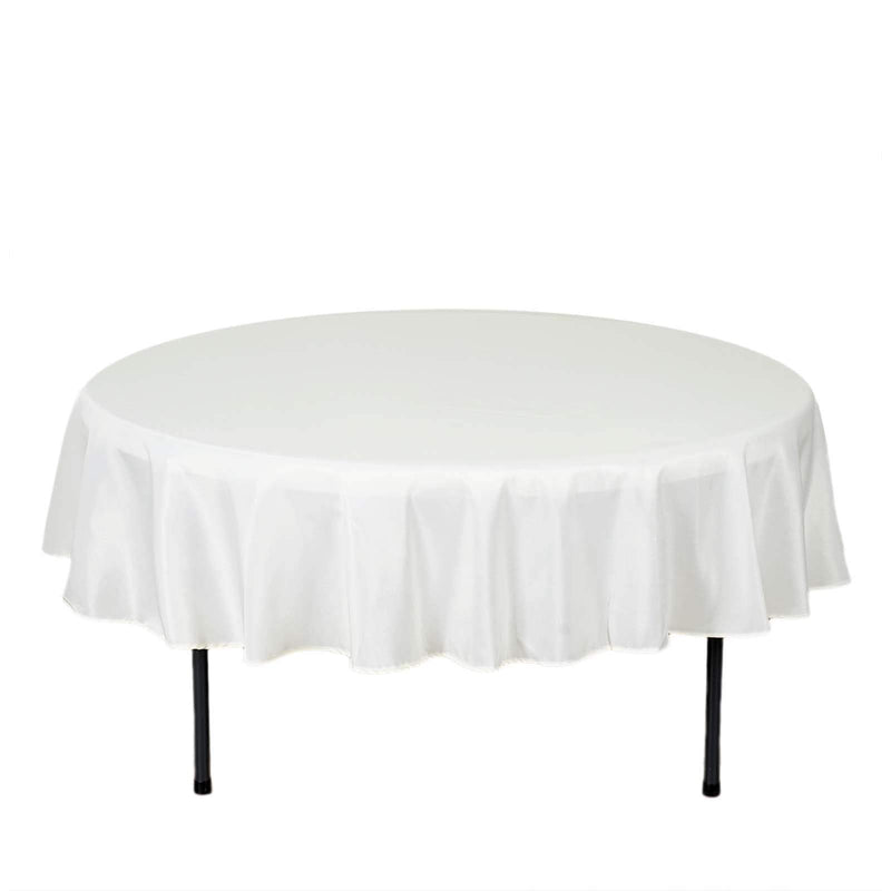 90" Polyester Round Tablecloth Wedding Party Table Linens