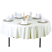 90" Polyester Round Tablecloth Wedding Party Table Linens