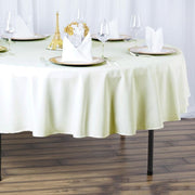 90" Polyester Round Tablecloth Wedding Party Table Linens