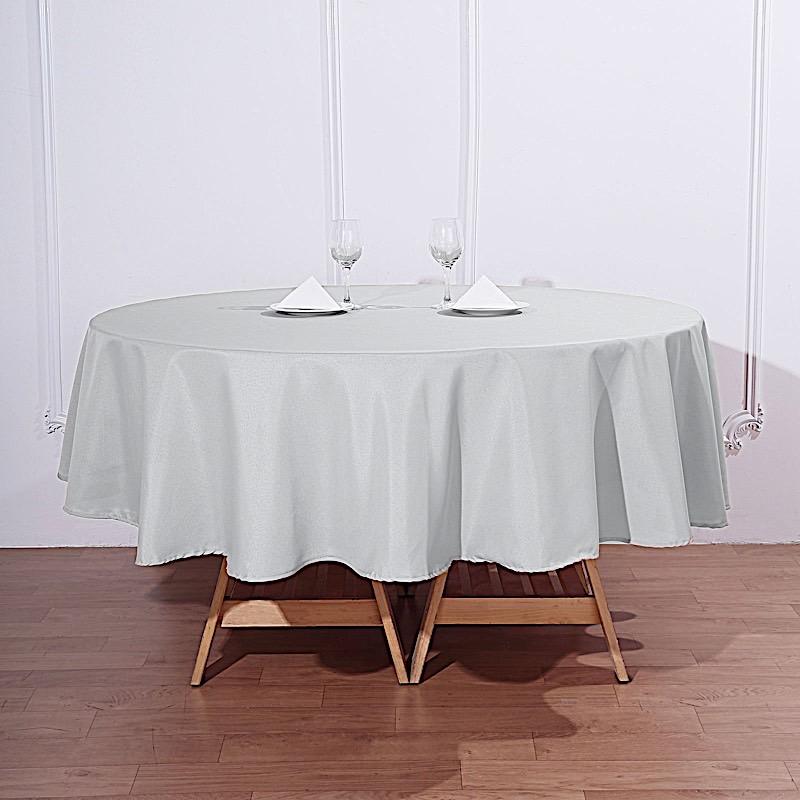 90" Polyester Round Tablecloth Wedding Party Table Linens