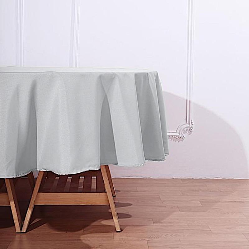90" Polyester Round Tablecloth Wedding Party Table Linens