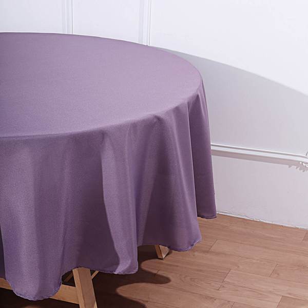 90" Polyester Round Tablecloth Wedding Party Table Linens