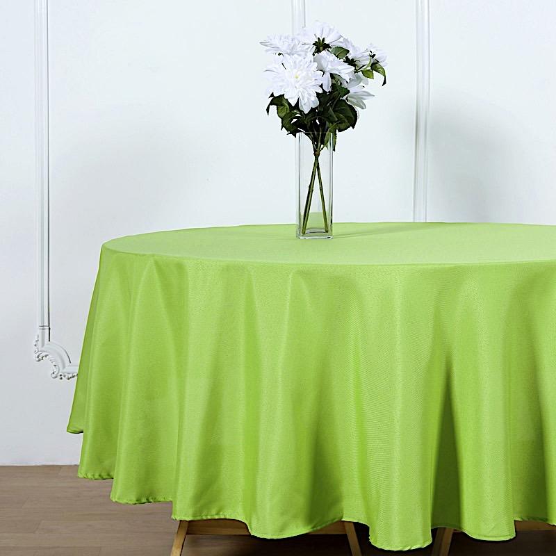 90" Polyester Round Tablecloth Wedding Party Table Linens