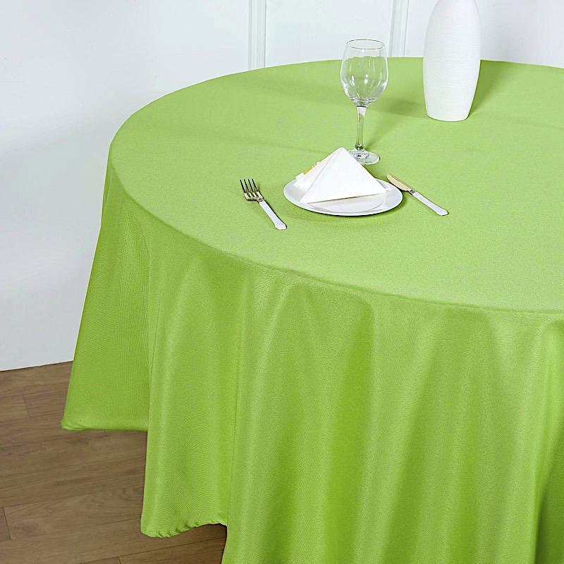 90" Polyester Round Tablecloth Wedding Party Table Linens